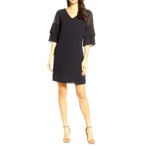 Sam Edelman Pleat Sleeve Shift Dress Size 8